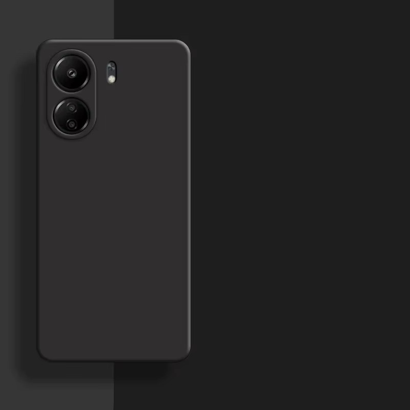 Flüssige Silikon-Schutzhülle für Xiaomi Redmi 13C 4G in Grün - Bild 2