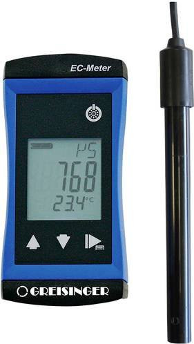 Greisinger G1409-L01 Leitfähigkeits-Messgerät zur Messung von Leitfähigkeit, TDS und Temperatur in Blau - Bild 1