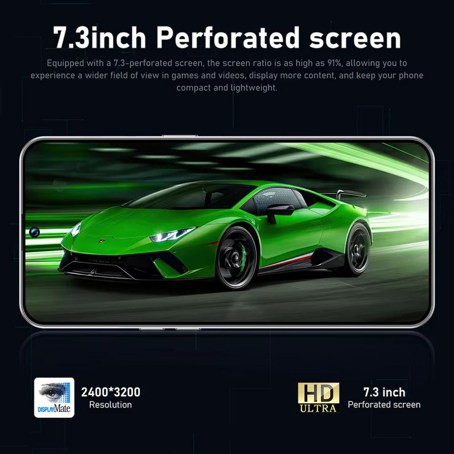 K-Touch F10 Pro Smartphone mit Android 15, 5G, 22GB RAM + 2TB Speicher, 7,3 Zoll HD Display, 7800mAh Akku und 48MP Kamera in Purple - Bild 2