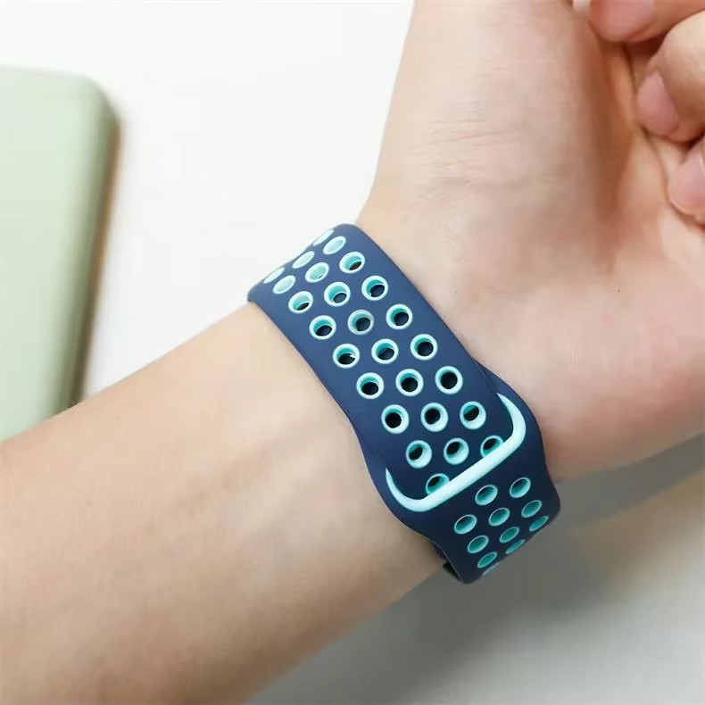 Xiaomi Uhrenarmband Silikon, 20/22mm, Schwarz - Bild 3