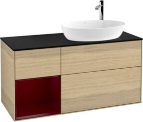 V&B Waschtischunterschrank Finion in Eiche Lackiert, Breite: 120 cm, Tiefe: 50,1 cm, Höhe: 50,1 cm - Bild 1