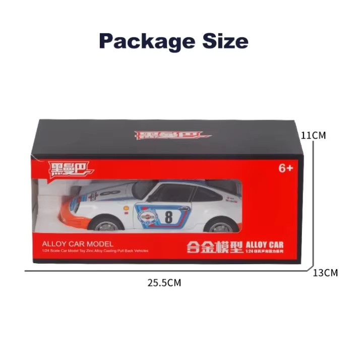 WELLY Porsche 964 Carrera RS 911, Modellauto, 1:24, Metall, mit Licht und Sound, ab 6 Jahren - Bild 4