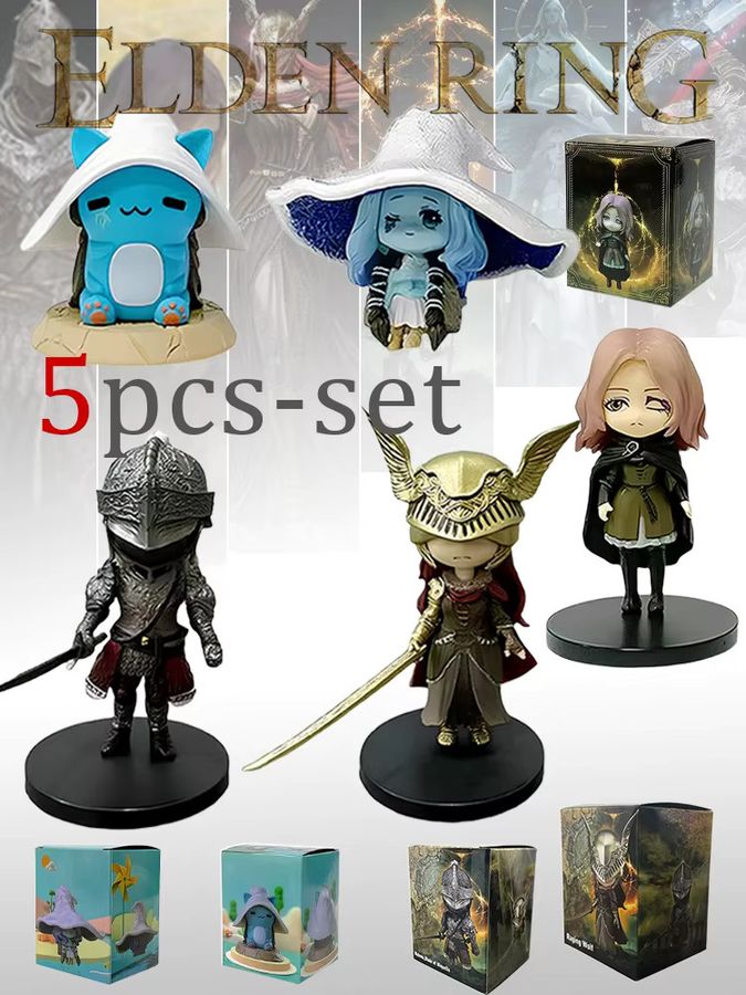 Bandai Gaming Q Version Elden Ring Actionfigur Ranni Cat Melina Malenia Multicolor aus PVC - Bild 7