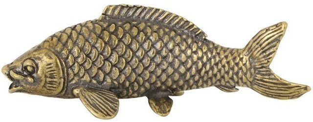 Yuzejincai Messinggriff in Gold mit Karpfenfisch-Design für Schranktüren und Schubladen - Bild 1