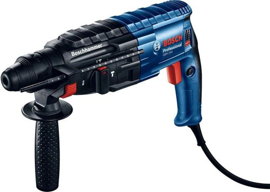 Bosch Bohrhammer GBH 2-24 DRE Professional mit SDS-plus in Blau, Schwarz und Rot - Bild 3