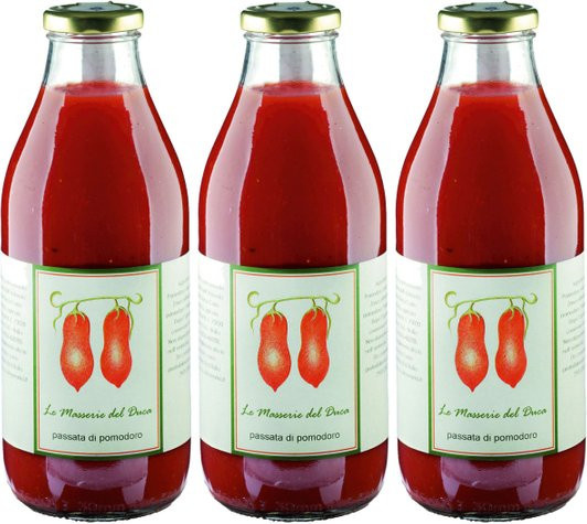 Le Masserie del Duca Passierte San-Marzano-Tomaten 3 x 700 g - Bild 1