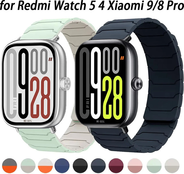 Xiaomi Uhrenarmband Silikon, magnetisch, Schwarz, Unisex - Bild 1