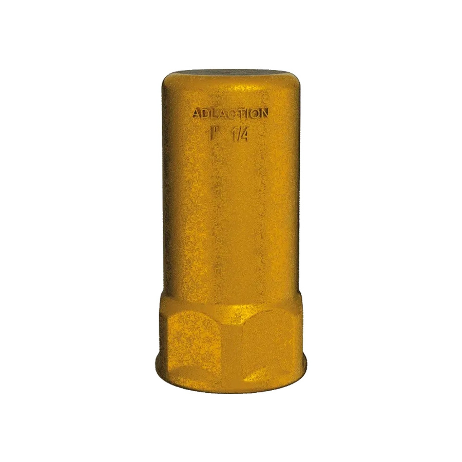 Delabie Wasserschlagminderer ADLACTION G1 1/4 aus Messing in Silber und Gold, Höhe: 10,3 cm - Bild 2