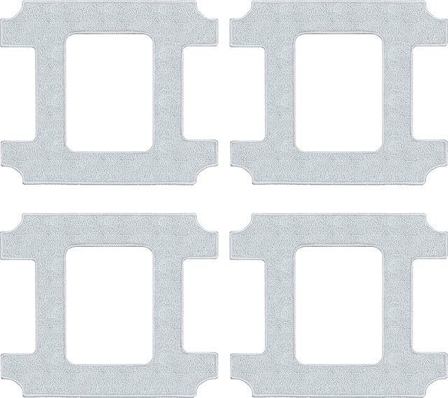Lubluelu Ersatz-Mopp-Pads in Weiß für Fensterreinigungsroboter W100 W201 W200 - Bild 1