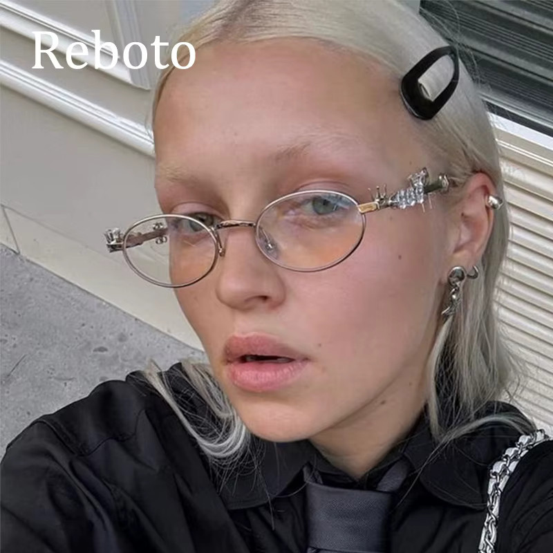 Reboto Sonnenbrille oval, Metall, Vollrand, Damen - Bild 2