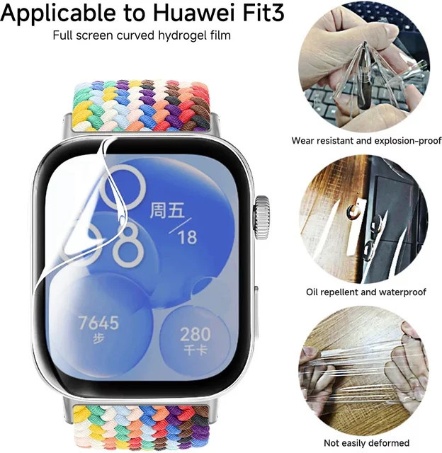 Huawei Hydrogel Film Smartwatch Zubehör, transparent - Bild 1