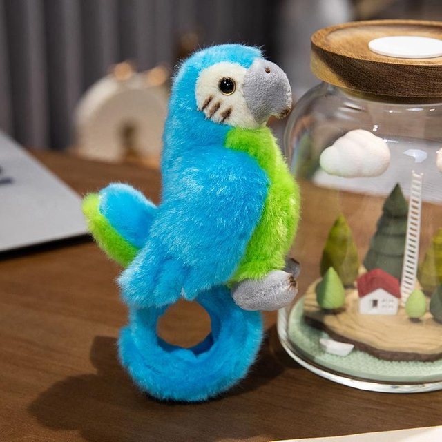 Yiran toy Vogelarmband Plüschtier, Papagei, 20cm, Bunt / Mehrfarbig - Bild 1