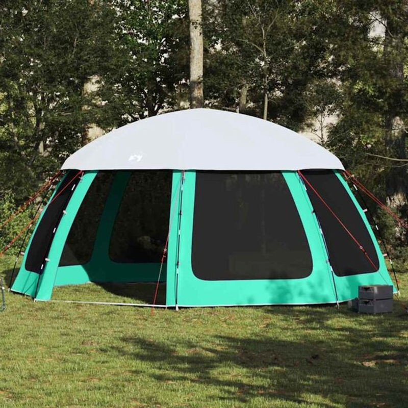 Maisonchic Vidaxl Poolzelt mit abnehmbarem Überzelt und Netzwänden in Meergrün B/B/H: 510 x 510 cm - Bild 1