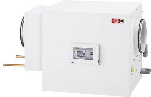 Helios KWL HBX 250 WW L Luftbehandlungsgerät in Weiß aus Aluminium und Edelstahl - Bild 1