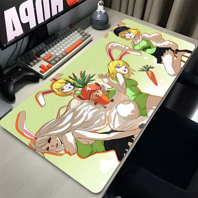 Bandai One Piece Karotte Gaming-Mauspad XXL in Weiß und Multicolour - Bild 1