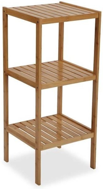 Badezimmer Schrank-Etagère Louis von Jamon aus Bambus in Braun, B/T/H: 80 x 33 x 34 cm - Bild 1