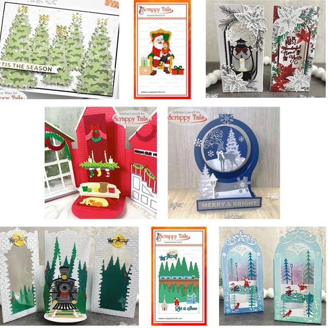 Metall-Schneiderahmen Stanzform für Weihnachtsstern-Laternen-Tunnel zum Basteln und DIY-Scrapbooking, Mehrfarbig - Bild 1