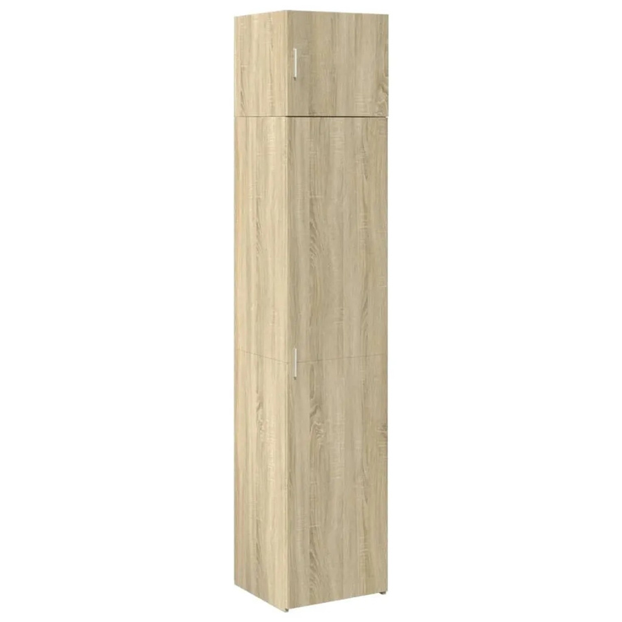 vidaXL Hochschrank Schmal Sonoma-Eiche, B/T/H: 45 x 42,5 x 225 cm - Bild 2