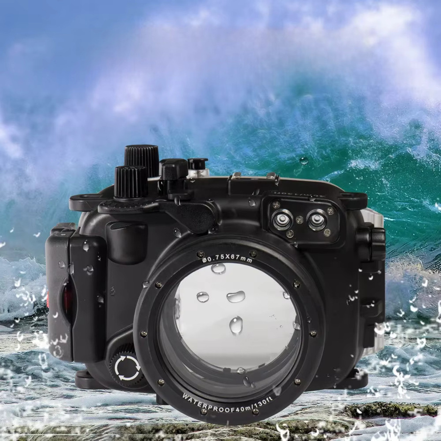 Canon WP-DC54 Wasserdichtes Unterwassergehäuse für G7X Mark II in Schwarz bis 40 m Tiefe - Bild 1