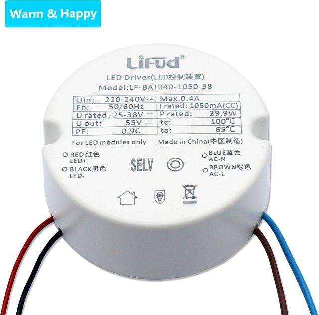 Lifud LED-Dimm-Treiber DC25-40V für Beleuchtungstransformatoren in Weiß - Bild 1