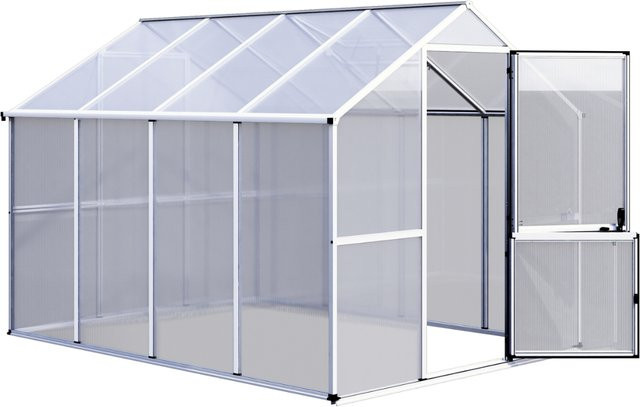 KGT Gewächshaus Callas IV pressblank 6,8 m² mit 6 mm Hohlkammerplatten - Bild 1