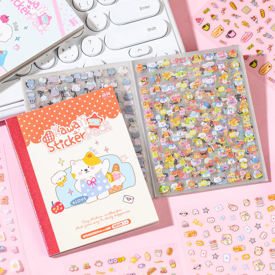 32 Blatt Mini-Dekorations-Scrapbook mit Traum-Dopamin-Mustern in Multicolour für Tagebuch, Notizbuch und DIY-Nagelaufkleber - Bild 1