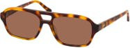 MESSYWEEKEND Burt Sun Trt Sonnenbrille, Aviator, Unisex, braun, Vollrand - Bild 1