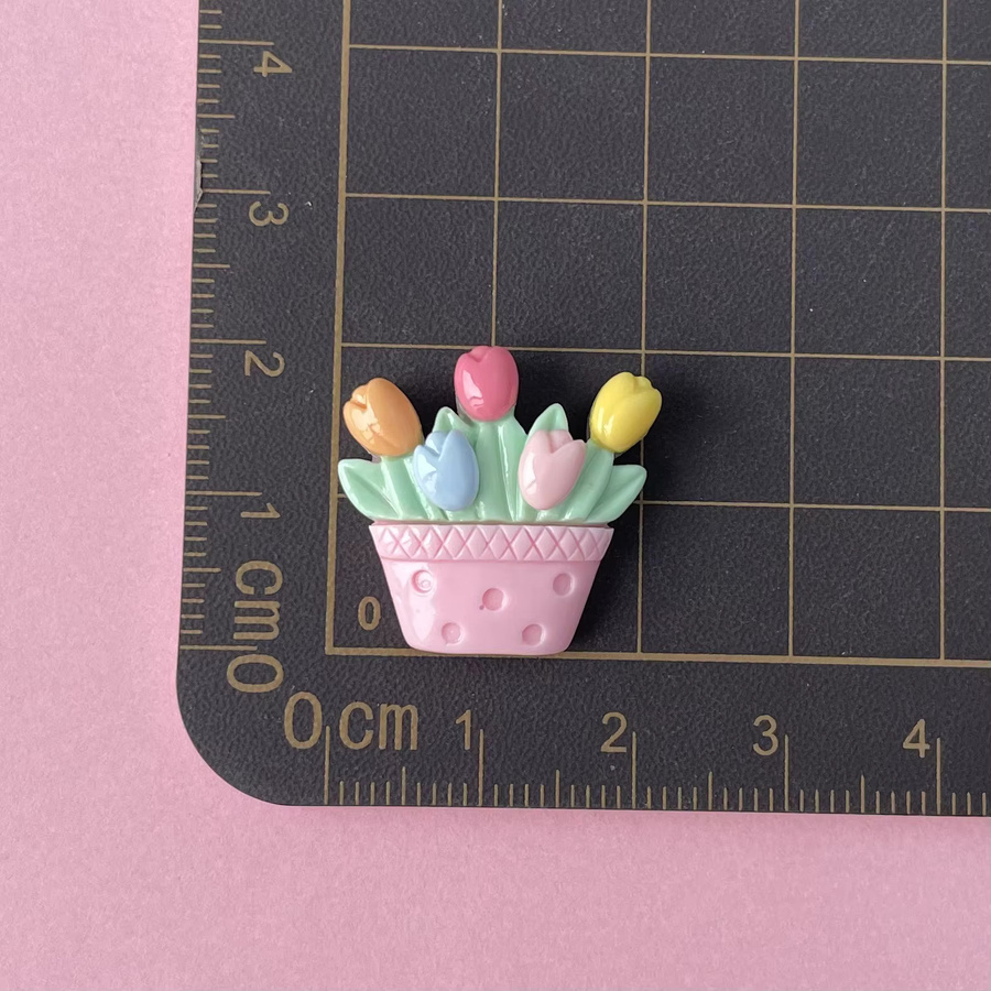 10 Stück Cartoon Bouquet Serie Schmuck-Bögen aus Kunststoff, Mehrfarbig, Zubehör für Bastelarbeiten und Ornamente - Bild 2