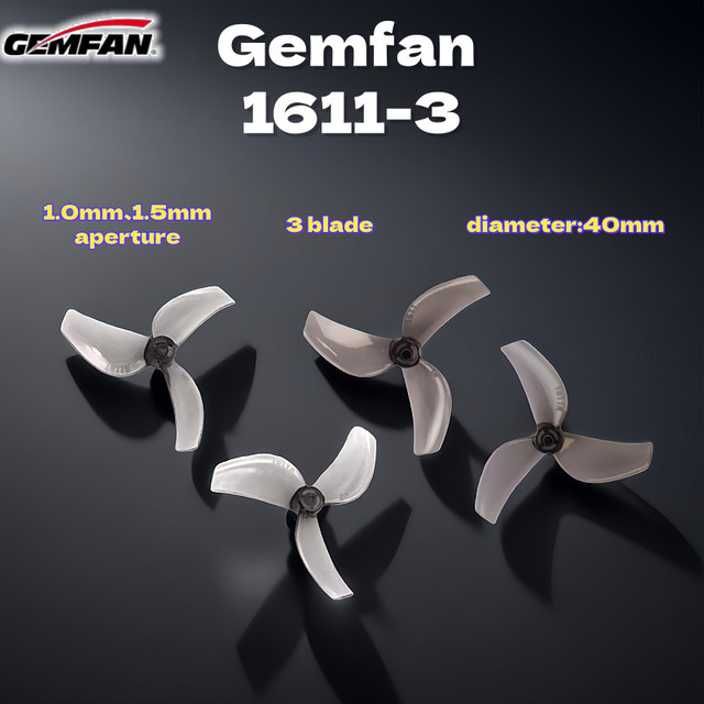 Gemfan Qianfeng Modell Gemfan1611-3, Drei-Blatt-Propeller, 4 Paar - Bild 1