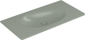 V&B Schrankwaschtisch Antao Eckmodell in Morning Grey, Breite: 100 cm, Tiefe: 50 cm - Bild 1