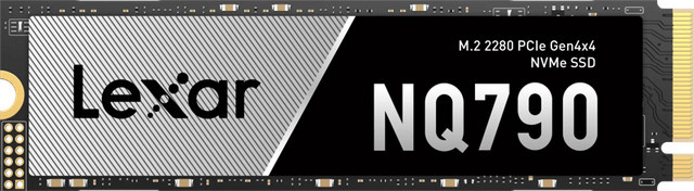 Lexar NQ790 NVMe M.2 SSD 2TB PCIe 4,0 x4 Schwarz - Bild 1