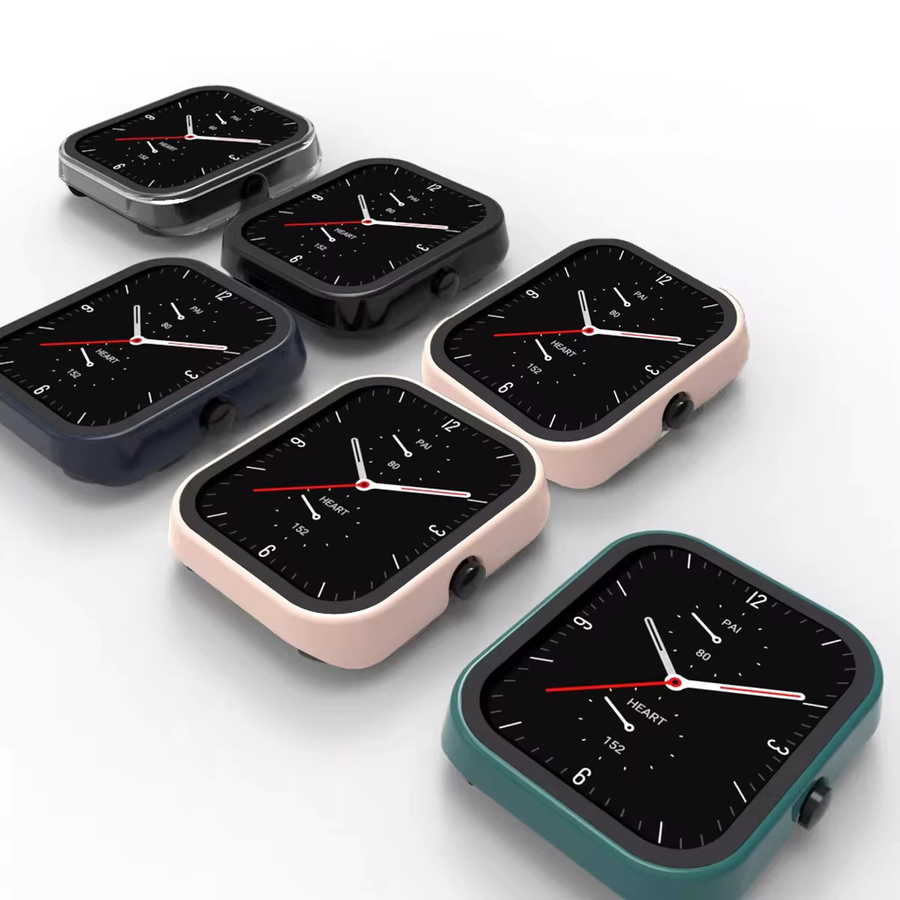 CAOWTAN Schutzhülle für Amazfit GTS 4 Mini, Silikon, Schwarz, Unisex - Bild 2