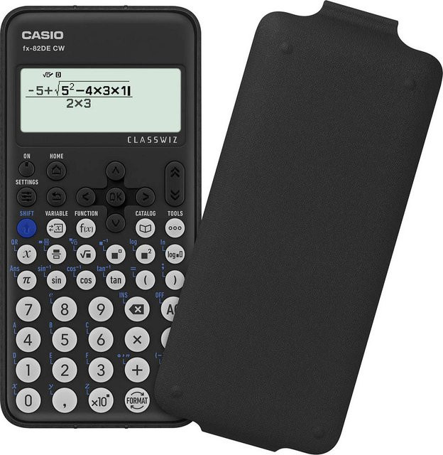 Casio ClassWiz FX-82DE CW Technisch wissenschaftlicher Schulrechner Schwarz - Bild 2