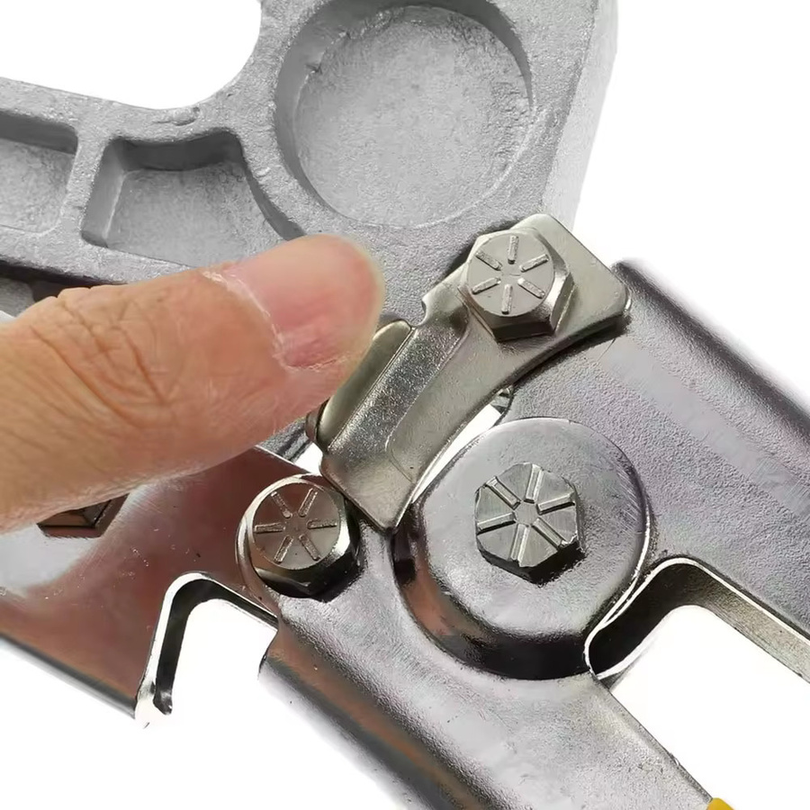 Skeyo Professionelles Kielmontagewerkzeug Einhebelbohrzange für Gipsplattenprofile und Blechbefestigung mit Metallanschluss - Bild 3