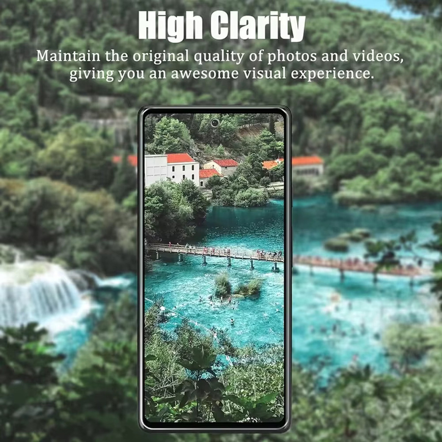 Set aus 1 oder 3 HD-Displayschutzfolien aus Panzerglas für Google Pixel 10 Pro XL, 10 Pro, 9 Pro XL, 9A, 8A, 7 Pro und 7A in Transparent - Bild 4