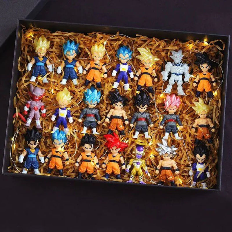 Bandai Dragon Ball Super Son Goku Actionfiguren-Set als mehrfarbige Anime-Statue aus Kunststoff für deine Sammlung - Bild 1
