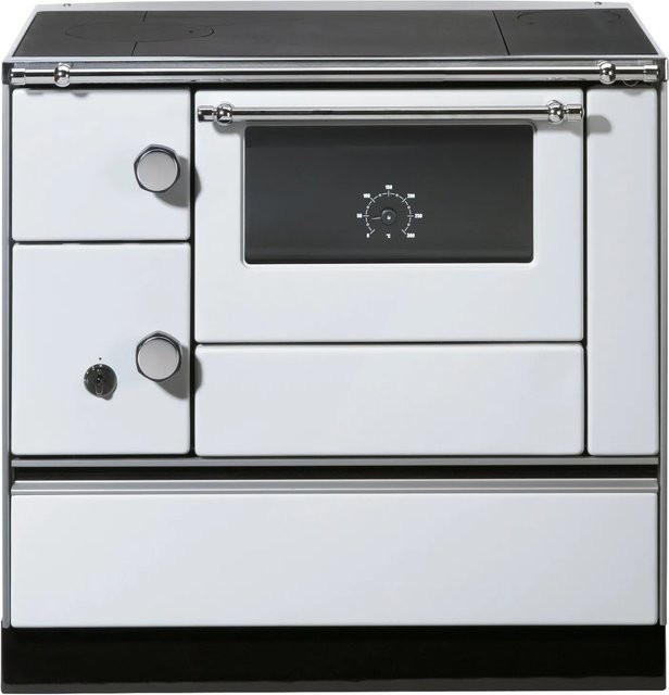 Westminster Holzherd K76-90 Weiß mit 7,3 kW Heizleistung B/T/H: 90 x 60 x 85 cm - Bild 1