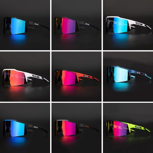 Kapvoe Sportsonnenbrille, Vollrand, Kunststoff, Unisex - Bild 1