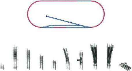 Minitrix Gleis Ergänzungs-Set, Spur N, Erweiterung - Bild 1