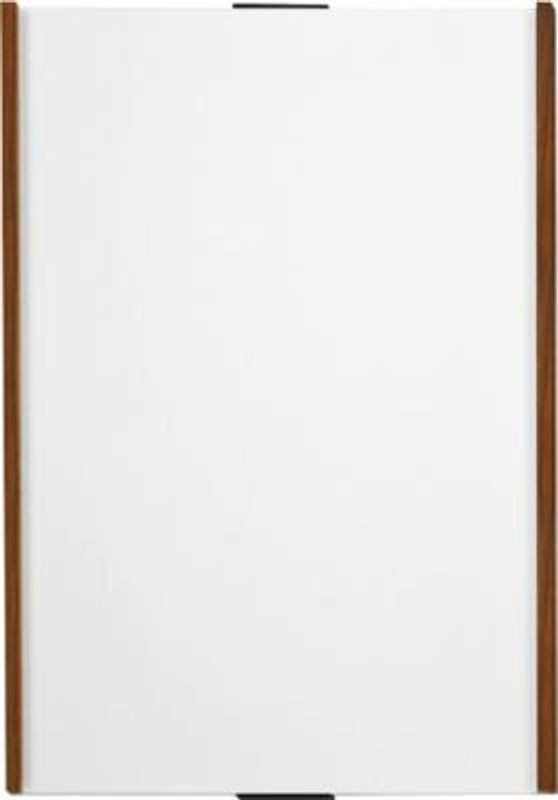 moedel Wandschild LMH DIN A3 Hochformat Holzrahmen mit Kappen B: 30,9 cm, H: 42 cm, silber/braun - Bild 1