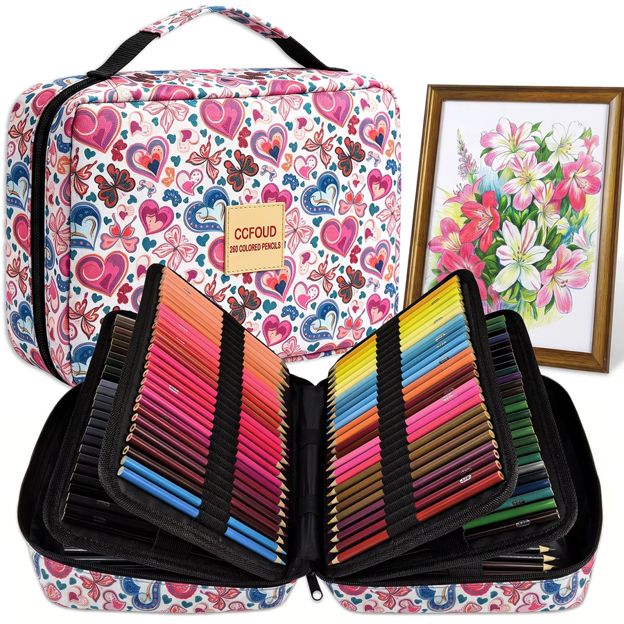 72 Buntstifte-Set in Multicolour mit weichem Kern für professionelle Kunstmalerei, Skizzieren und Schattieren - Bild 2