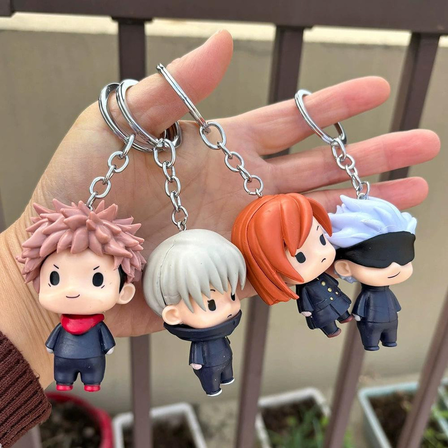 Yiran toy 1 Jujutsu Kaisen Puppe Schlüsselanhänger 8-teiliges Set - Bild 2