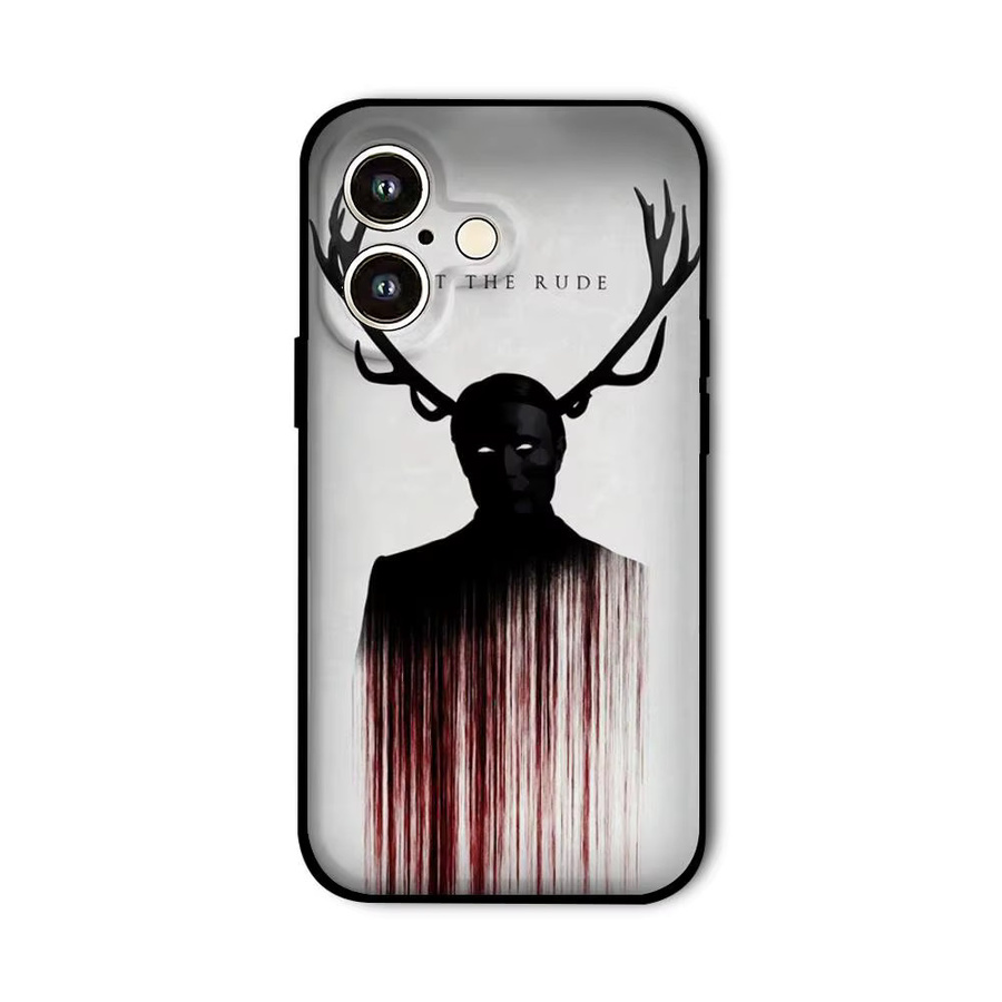 Hannibal Silikon Handyhülle für iPhone 17 16 15 14 13 12 11 Pro Max Mini X Xs XR in Schwarz - Bild 6