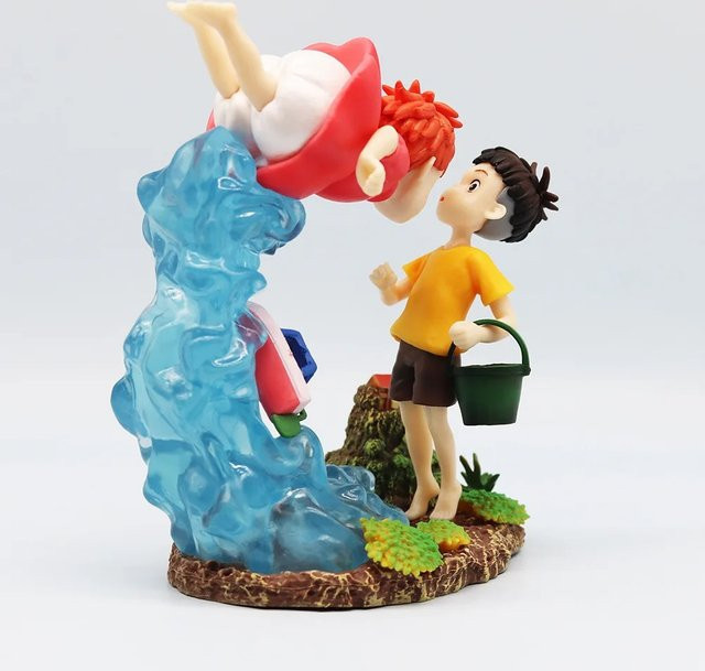 Bandai Anime Ponyo on the Cliff Action Figur, 15 cm, Kunststoff - Bild 1