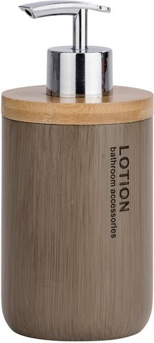 WENKO Seifenspender Palo aus Bambus und Polyresin in Beige/Taupe - Bild 1