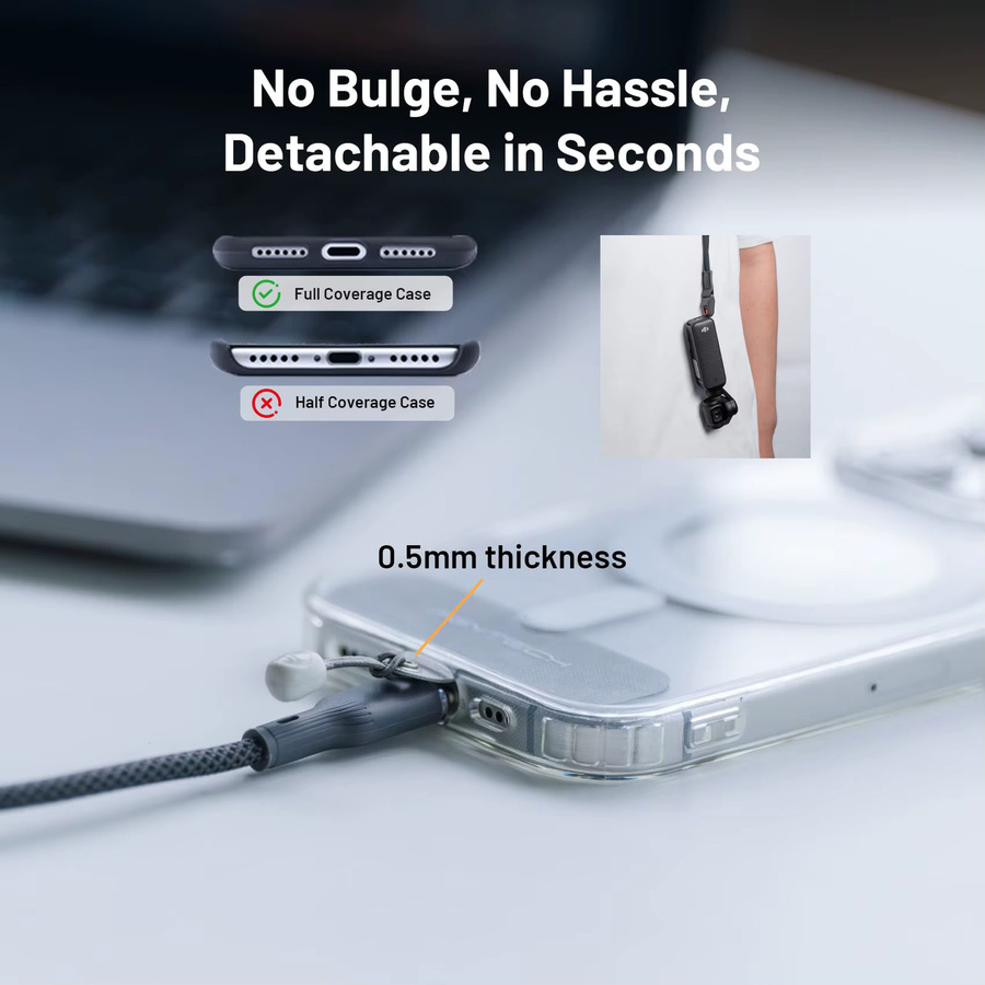 PGYTECH LinkGo Handy-Fotografie-Gurt mit handgewebtem Handyriemen und Nackengurt - Bild 4