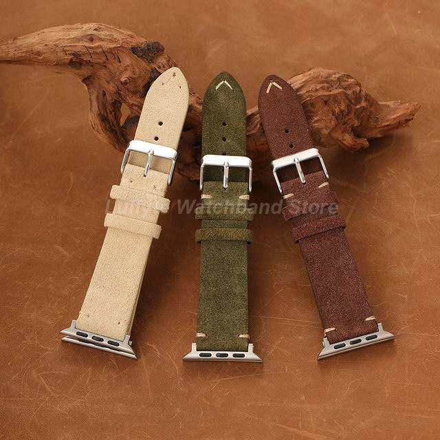 luffyte Uhrenarmband Wildleder, Leder - Bild 1