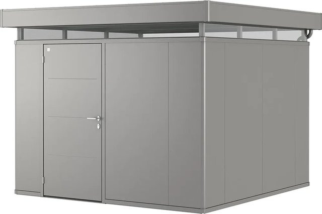 Biohort Metallgerätehaus CasaNova mit Flachdach in Quarzgrau Metallic, B/T/H: 300 x 300 x 250 cm, Türanschlag links - Bild 1