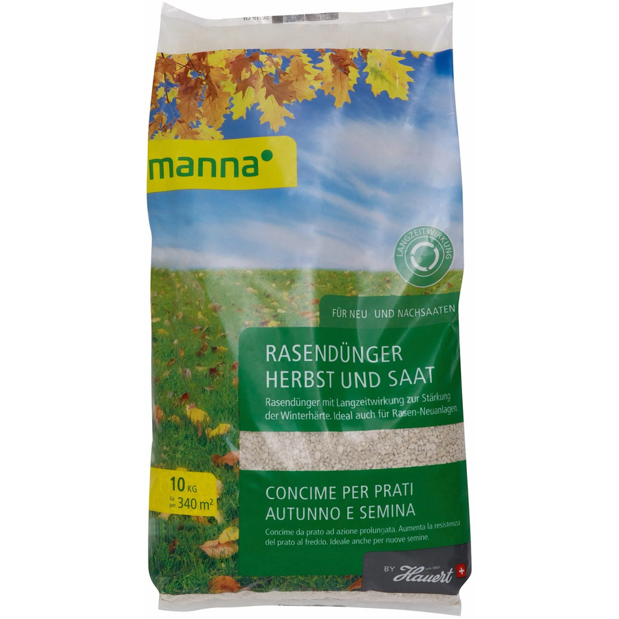 Manna Rasendünger Herbst und Saat granuliert 10 kg - Bild 2