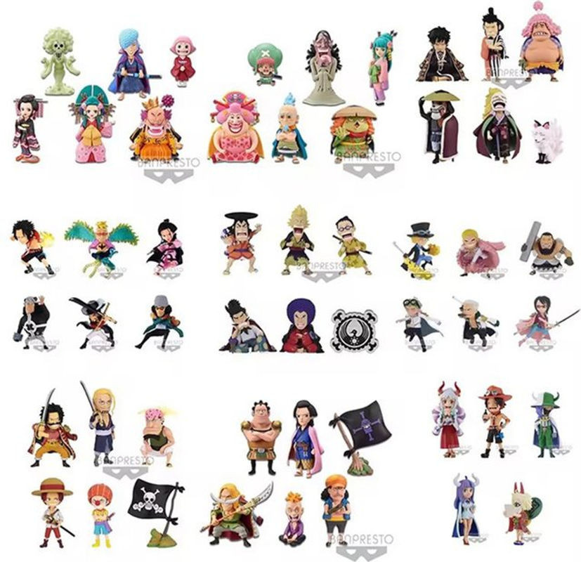 Bandai One Piece Anime Figuren Set Hochzeit Edition WCF Serie mehrfarbig - Bild 1